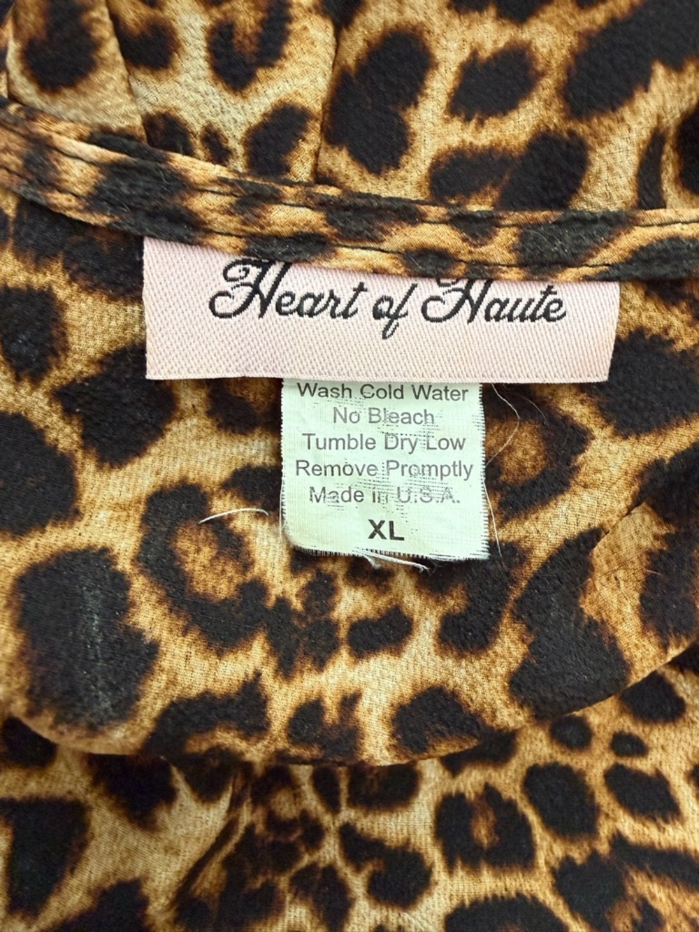 Leopard 🐆 Heart Of Haute Leopard Print Wrap Maxi Dress - Picture 3 of 16